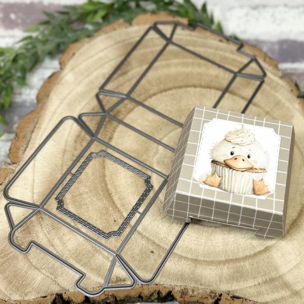 Burgerbox - Stanzschablone